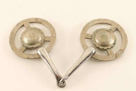 Silver Overlaid Snaffle Bit