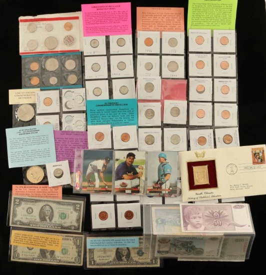 BIG Lot of Dollars & Coins & More