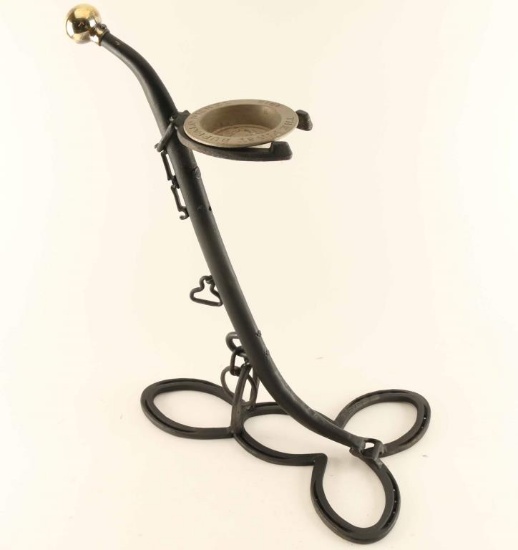 Horse Shoe & Haines Ash Tray Holder with Ash Tray