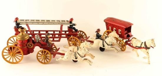 Lot of 3 Cast Iron Toys