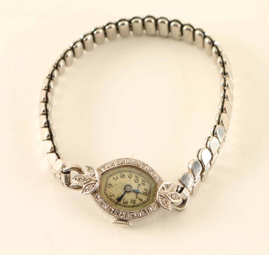 Ladies Antique Bulova Diamond Watch