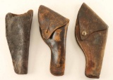 Lot of Antique Holsters