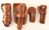 Lot of 4 Holsters