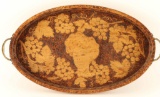 Antique Tramp Art Tray