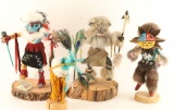 Lot of Four Navajo Kachinas