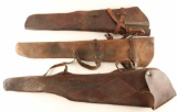 Lot of 3 Rifle Scabbard