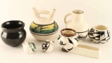 Lot of 7 Native American Pottery Items