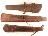 Lot of 3 Rifle Scabbards