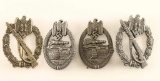 German WWII Army Tank & Assault Badges Lot