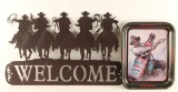 Sign & Budweiser Tray