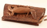 Vintage 1940's Alligator Purse