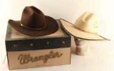 Lot of 2 Cowboy Hats