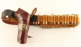 Ammo Belt with Ammo and Holster