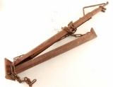 Antique Car Jack & Metal Fire Starter Can