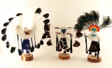 Lot of 3 Kachina Dolls