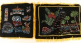 Lot of 7 Souvenir Military Base Pillow Cases
