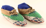Fully Beaded Plains Indian Moccasins