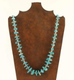 Turquoise Nugget and Heishi Necklace