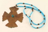 Hudson Bay Cross Necklace