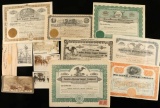 Lot of Antique Photos & Mining Stock Certificates