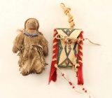 Native American Doll & Strike-A-Lite Bag