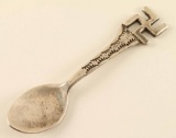 Sterling Rolling Log Spoon