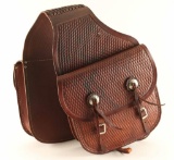 Tooled Leather Saddlebags