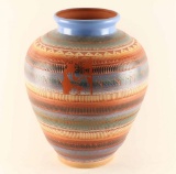 Dine Incise Carved Pot