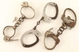 Lot of 3 Antique Handcuffs