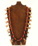 Indian Elk Ivory Beaded Necklace
