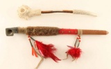 Lot of 2 Indian Type Pipes