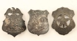 Lot of (3) Movie Prop Badges