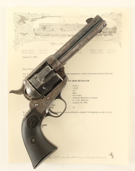 Colt Single Action Army .32-20 SN: 274111