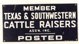 Texas and Southwestern Cattle Raiser’s Sign
