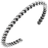 Navajo Interlocking Twist Wire Sterling Silver