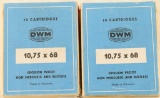 10.75X68 DWM Cartridges