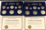 Lot of Two 100 Years of Silver Coins Sets