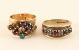 Lot of 2 Mothers Rings