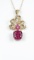 Striking Modern style Rubellite Tourmaline