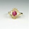 Stunning High Quality Ruby and Diamond Ring