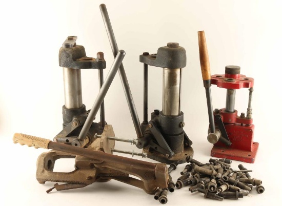Large Lot of Vintage Reloading Presses