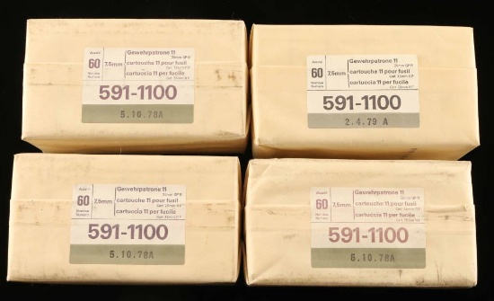 Lot of 7.5mm Ammo