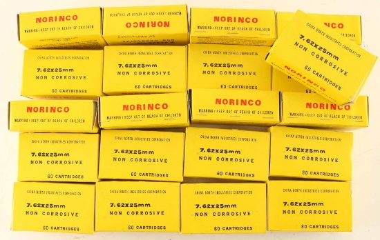 Lot of 7.62x25 Ammo