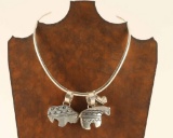 Sterling Silver Thomas Singer Pendants & Choker