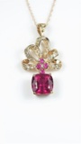 Striking Modern style Rubellite Tourmaline