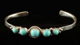 Sterling Silver Turquoise Bracelet