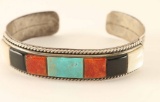 Multi Stone Navajo Bracelet