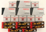 Lot of .45AUTO FACTORY AMMO