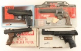 Lot of 4 BB/ Pellet pistols