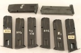 Lot of 7 Sig Sauer Pistol Mags